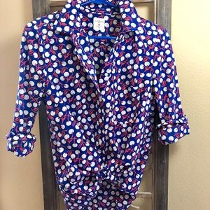 GAP - button up ls shirt size M